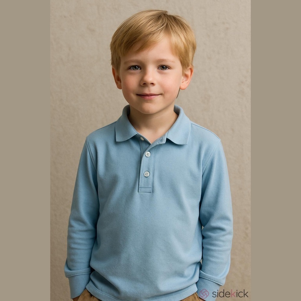 French Toast Boys Uniform Shirt Long Sleeve Size Medium 5/6